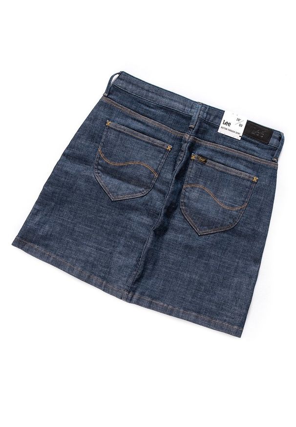 Lee - SPÓDNICA JEANSOWA LEE BUTTON THROUGH SKIRT L38HYHIB. Materiał: jeans