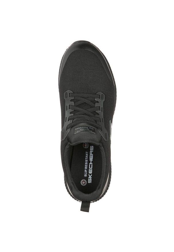 skechers - Buty do chodzenia męskie Skechers Work Relaxed Fit Squad SR Myton. Zapięcie: sznurówki. Kolor: czarny, wielokolorowy. Materiał: syntetyk, tkanina, materiał. Szerokość cholewki: normalna. Sport: turystyka piesza