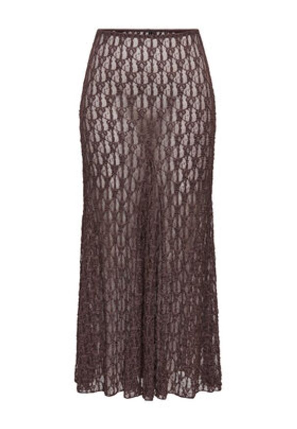 only - ONLY Spódnica maxi Aya 15375833 Kremowy Regular Fit. Kolor: kremowy. Materiał: syntetyk