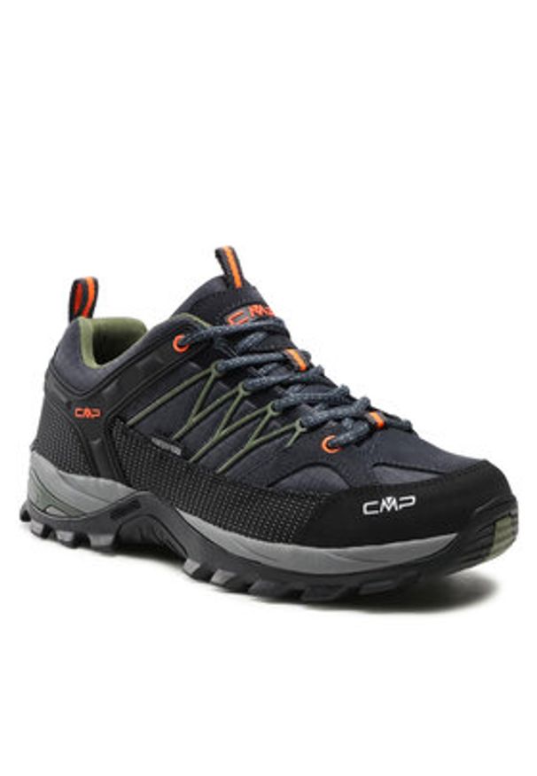 CMP Trekkingi Rigel Low Trekking Shoe Wp 3Q54457 Czarny. Kolor: czarny. Materiał: materiał. Sport: turystyka piesza
