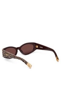 JACQUEMUS Okulary przeciwsłoneczne JAC4C2SUN Brązowy. Kolor: brązowy #4