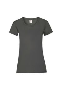 FRUIT OF THE LOOM - Koszulka Damska Valueweight. Kolor: zielony