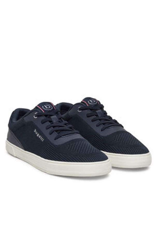 Bugatti Sneakersy 321-ASS01-6900 Granatowy. Kolor: niebieski. Materiał: materiał