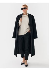 Weekend Max Mara Spodnie materiałowe Freccia 2351361133 Czarny Slim Fit. Kolor: czarny. Materiał: materiał, wełna #2