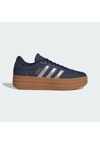 Adidas - Buty VL Court Bold. Kolor: fioletowy, szary, niebieski, wielokolorowy. Sport: turystyka piesza