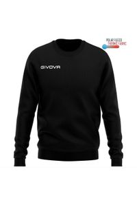 Bluza piłkarska dla dorosłych Givova Maglia One czarna. Kolor: czarny. Sport: piłka nożna