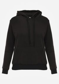 Renee - Czarna Bluza z Kapturem Corbetes. Typ kołnierza: kaptur. Kolor: czarny. Materiał: polar, tkanina, prążkowany, dresówka. Długość rękawa: długi rękaw. Długość: długie. Wzór: jednolity, gładki #6
