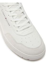 TOMMY HILFIGER - Tommy Hilfiger Sneakersy FM0FM05467 Biały. Kolor: biały. Materiał: skóra #4