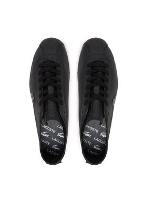 Lacoste Sneakersy Club-Low 51SMA0140 Czarny. Kolor: czarny. Materiał: skóra