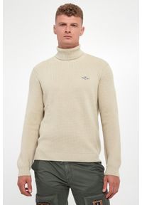 Aeronautica Militare - Golf męski wełniany AERONAUTICA MILITARE. Typ kołnierza: golf. Materiał: wełna #3