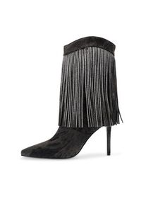 Steve Madden Kowbojki Delray Bootie SM11002946-04004-024 Czarny. Kolor: czarny. Materiał: materiał #7