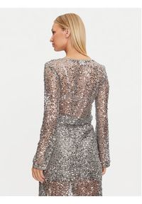 Noisy may - Noisy May Bluzka Paila 27032022 Srebrny Relaxed Fit. Kolor: srebrny. Materiał: syntetyk #2