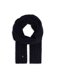TOMMY HILFIGER - Tommy Hilfiger Szalik Timeless AW0AW16990 Granatowy. Kolor: niebieski. Materiał: akryl #1