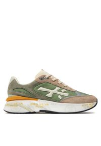 Premiata Sneakersy Moerun VAR 6726 Khaki. Kolor: brązowy