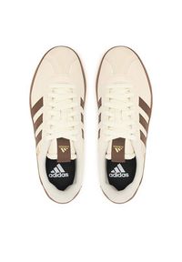 Adidas - adidas Sneakersy Vl Court 3.0 Shoes KI4575 Beżowy jasny. Kolor: beżowy. Materiał: skóra #4