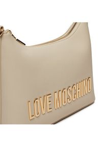 Love Moschino - LOVE MOSCHINO Torebka JC4025PP1LKD0110 Beżowy. Kolor: beżowy. Materiał: skórzane #6