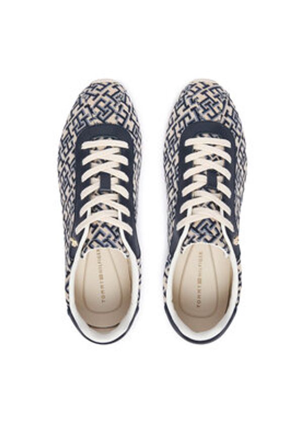 TOMMY HILFIGER - Tommy Hilfiger Sneakersy Bella FW0FW09523 Kolorowy. Materiał: materiał. Wzór: kolorowy