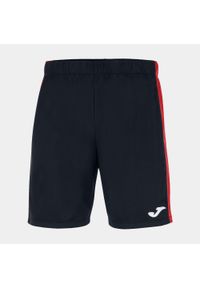 Spodenki do piłki nożnej męskie Joma Maxi. Kolor: czarny, czerwony, wielokolorowy. Materiał: poliester. Sport: piłka nożna #1