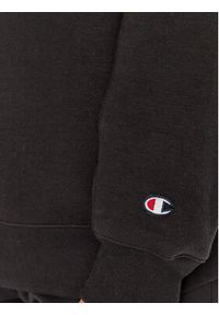 Champion Bluza Half Zip Sweatshirt 116590 Czarny Oversize. Kolor: czarny. Materiał: bawełna #4