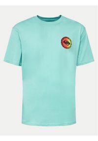 Quiksilver T-Shirt Long Fade EQYZT07670 Granatowy Regular Fit. Kolor: niebieski. Materiał: bawełna