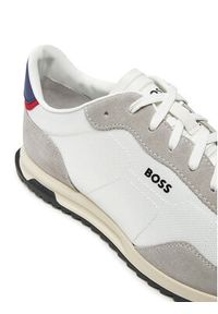 BOSS - Boss Sneakersy Zayn Lowp sdtx 50517276 Biały. Kolor: biały. Materiał: zamsz, skóra #2