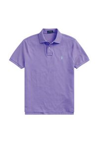 Polo Ralph Lauren Polo 710782592028 Fioletowy Regular Fit. Typ kołnierza: polo. Kolor: fioletowy. Materiał: bawełna #4