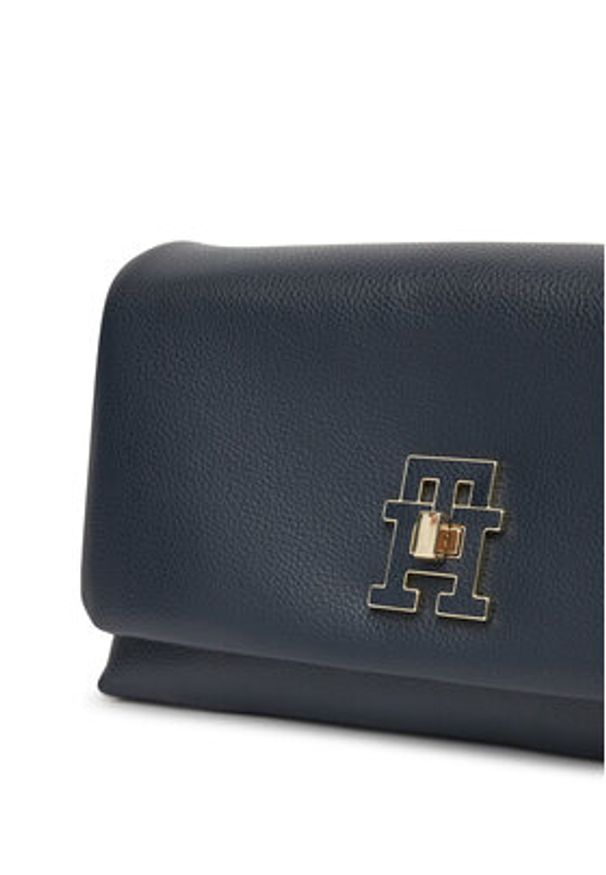 TOMMY HILFIGER - Tommy Hilfiger Torebka Th Modern Mini Crossover AW0AW17462 Granatowy. Kolor: niebieski. Materiał: skórzane