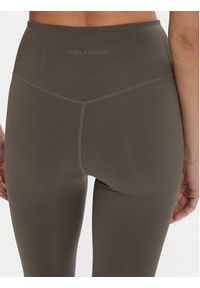 GIRLFRIEND COLLECTIVE - Girlfriend Collective Legginsy Float 4021 Beżowy Slim Fit. Kolor: beżowy. Materiał: syntetyk #5