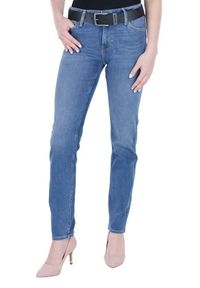 Lee - LEE ELLY MID DAMSKIE SPODNIE JEANSOWE WORN MARTHA L305QDTO