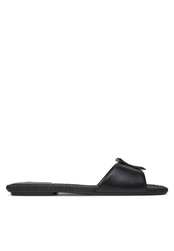 Armani Exchange Klapki XDP055 XV921 00002 Czarny. Kolor: czarny. Materiał: skóra