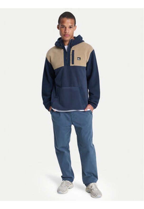 Quiksilver Polar Ocean View Mix Up EQYPF03073 Granatowy Comfort Fit. Kolor: niebieski. Materiał: syntetyk
