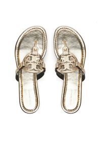 Tory Burch Japonki Miller 162596 Złoty. Kolor: złoty. Materiał: skóra #1