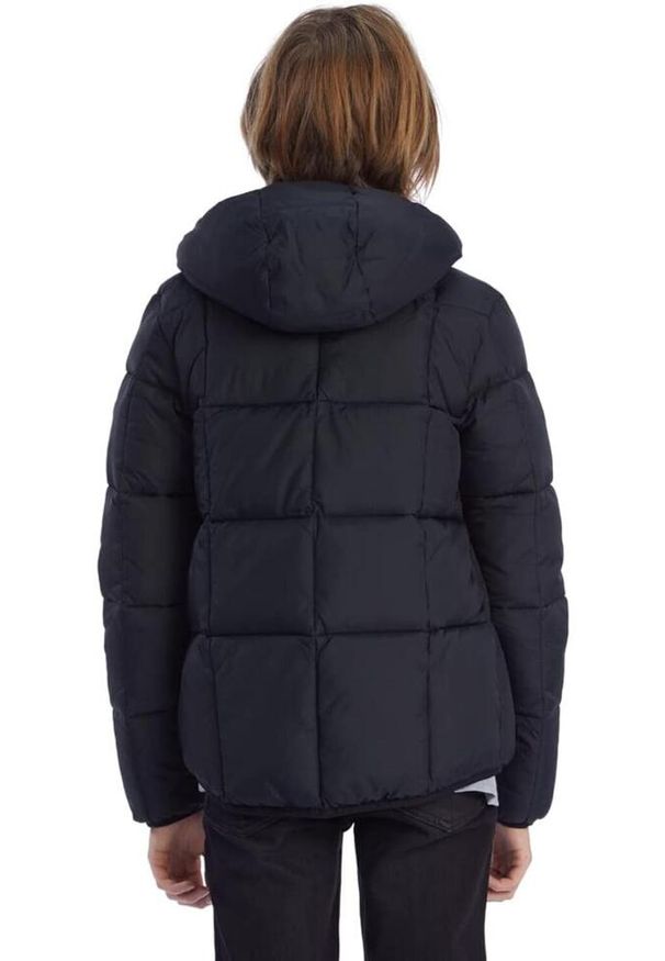 DC Shoes - Kurtka turystyczna dla dzieci Dc Shoes Square Up - Quilted Puffer. Kolor: czarny. Materiał: nylon