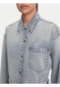 Miss Sixty Koszula jeansowa 6S1XJ49500 Niebieski Loose Fit. Kolor: niebieski. Materiał: bawełna #5