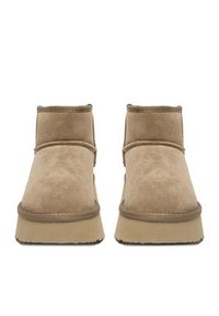 Badura Śniegowce EO-ANIKA-TS6302-01 Szary. Kolor: szary. Materiał: zamsz, skóra