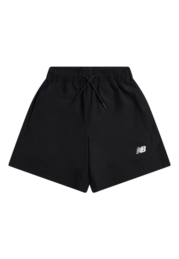 Spodenki dziecięce New Balance YB6148O8BK – czarne. Kolor: czarny. Materiał: nylon. Styl: sportowy