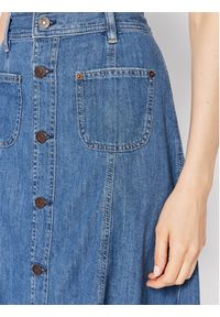 Polo Ralph Lauren Spódnica jeansowa 211863244001 Niebieski Regular Fit. Kolor: niebieski. Materiał: bawełna #5