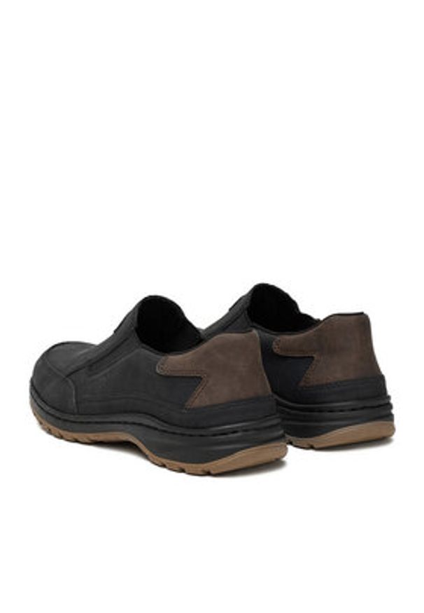 Rieker Półbuty 03365-00 Czarny. Kolor: czarny. Materiał: materiał, syntetyk