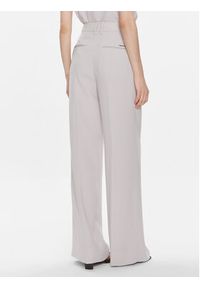 Calvin Klein Spodnie materiałowe K20K206774 Szary Wide Leg. Kolor: szary. Materiał: syntetyk