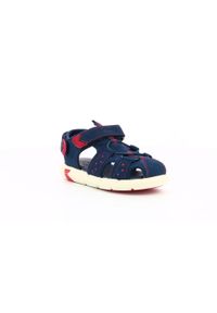Kickers - Sandały dziecięce KICKERS JUMANGE. Kolor: niebieski. Materiał: skóra. Styl: sportowy