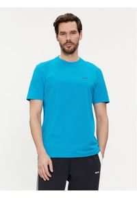 BOSS - Boss T-Shirt 50506373 Niebieski Regular Fit. Kolor: niebieski. Materiał: bawełna