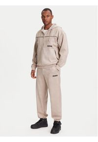 Guess Bluza Z5YQ05 KCJY2 Beżowy Regular Fit. Kolor: beżowy. Materiał: bawełna #5