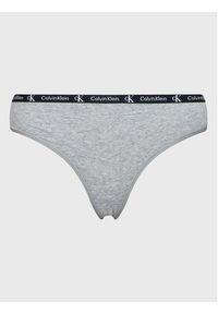 Calvin Klein Underwear Komplet 2 par stringów 000QD3990E Kolorowy. Materiał: bawełna. Wzór: kolorowy