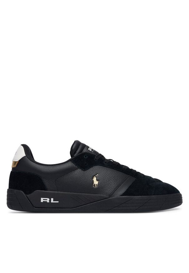 Polo Ralph Lauren Sneakersy 809P07526001 Czarny. Kolor: czarny. Materiał: skóra
