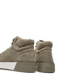Calvin Klein Sneakersy HM0HM01592 Beżowy. Kolor: beżowy. Materiał: skóra, zamsz