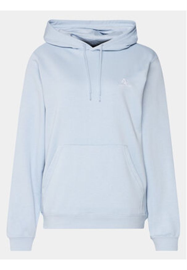 Converse Bluza Unisex Go-To Embroidered Star Chevron 10023874-A37 Błękitny Regular Fit. Kolor: niebieski. Materiał: bawełna