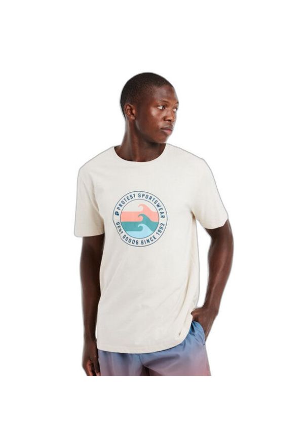 Koszulka Protest Prtsharm. Kolor: biały. Sport: turystyka piesza