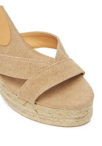 Castañer Espadryle Bruna/8ED/002 025536 Beżowy. Kolor: beżowy. Materiał: materiał