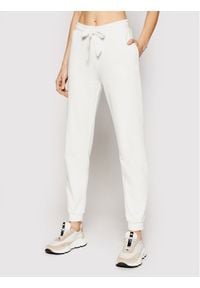 Trussardi Jeans - Trussardi Spodnie dresowe 56P00291 Biały Regular Fit. Kolor: biały. Materiał: dresówka #1