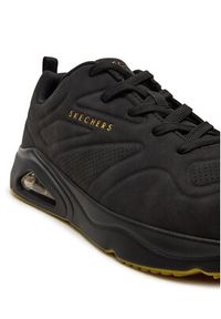 skechers - Skechers Sneakersy Casairal 183090/BBK Czarny. Kolor: czarny. Materiał: skóra #3